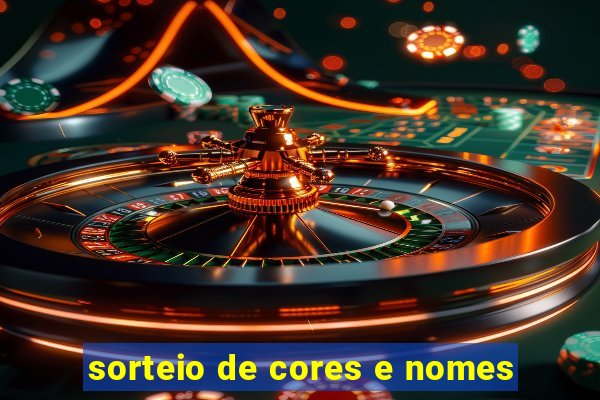 sorteio de cores e nomes